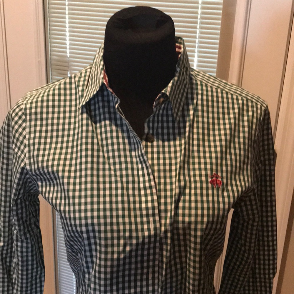 Checked Brooks Brothers Button Down